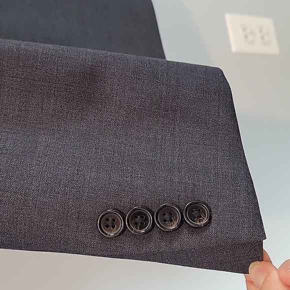 Lauren Ralph Lauren Gray Wool Sport Coat 2 button Men's 50R - Picture 7 of 11